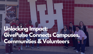 Photo taken by the iconic University of Houston sign.