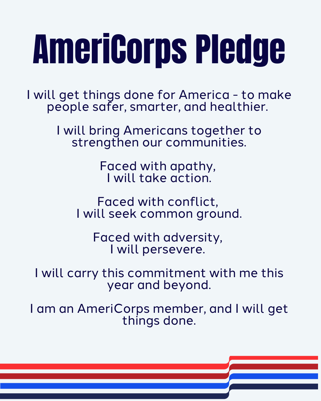 AmeriCorps Pledge