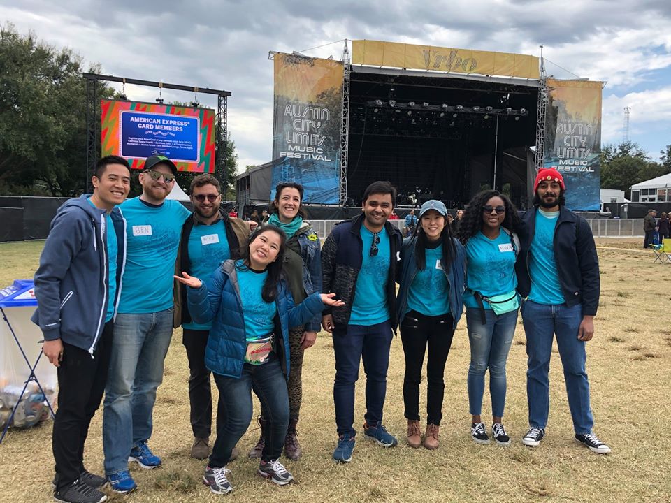 GivePulse team volunteering together