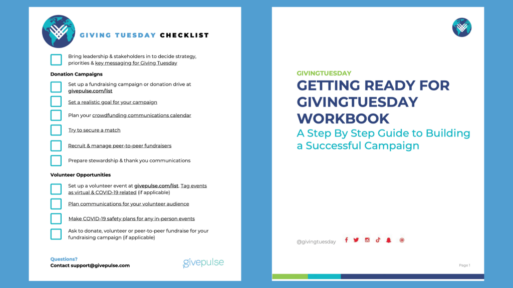 Giving Tuesday workbook