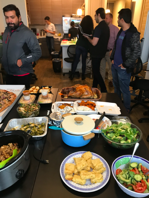 GivePulse team gathered to celebrate Worksgiving 