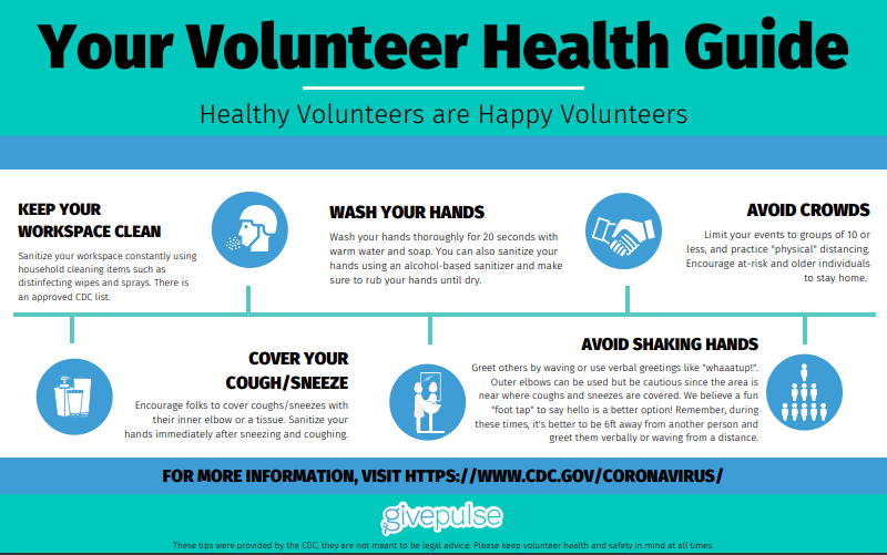 Volunteer health guide