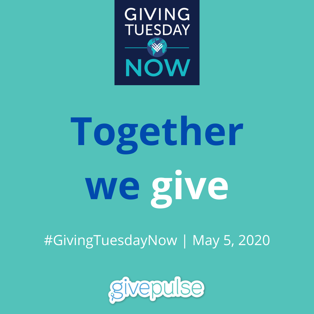 GivingTuesdayNow graphic