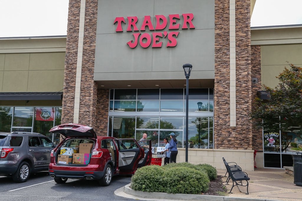 Picking up goods from Trader Joe's for the UGA Campus Kitchen