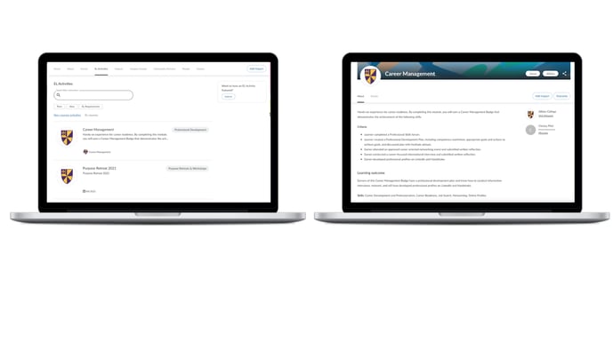 GivePulse learning modules. Set up learning modules geared towards achieving specific learning outcomes and allow students or volunteers to reflect on the experience