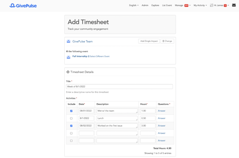 Easily editable timesheet with easy to understand layout allowing you to be more detailed with multi-line descriptions 