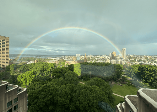 Rainbow in Australia