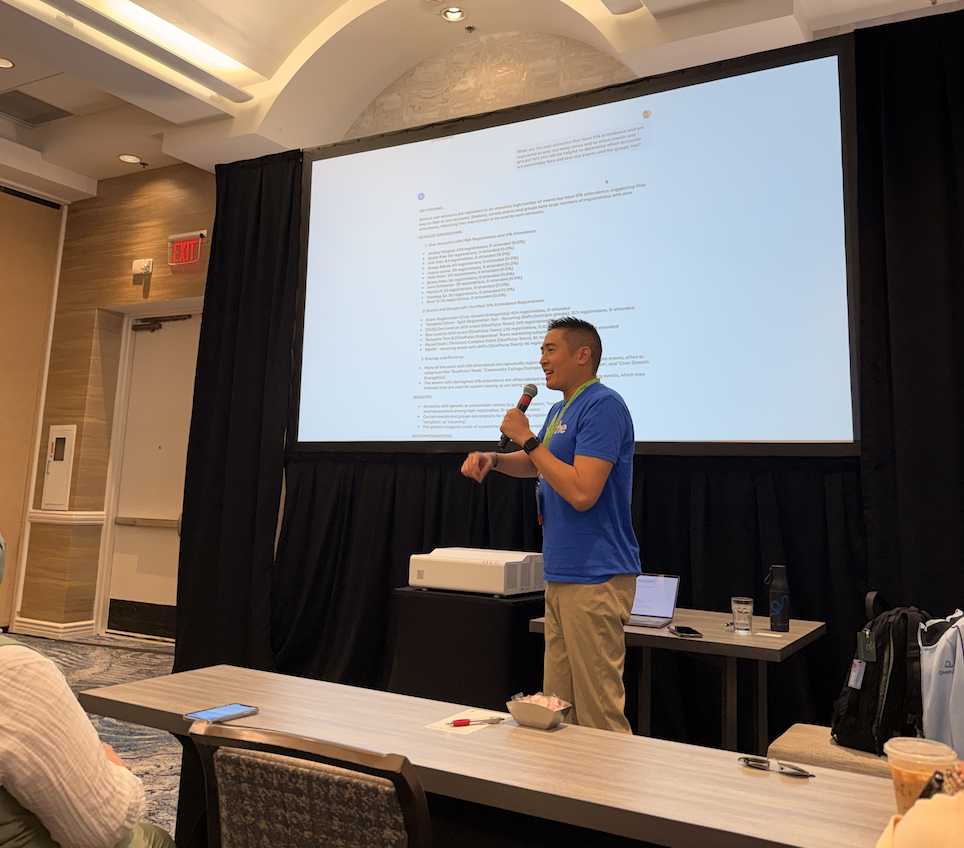 GivePulse CEO, George Luc, sharing about Joy in action
