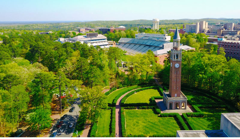 College campus.