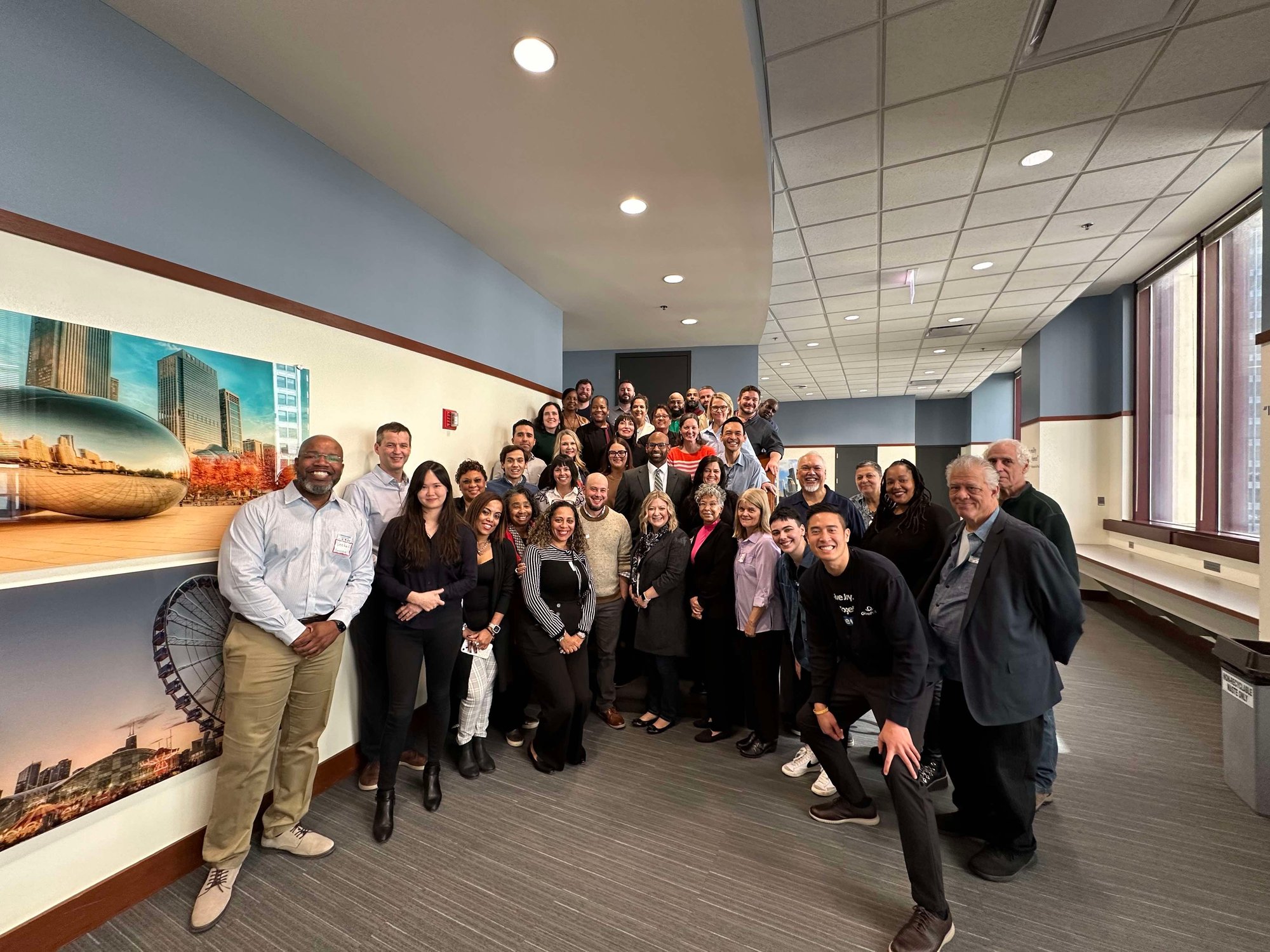 Group picture from a Carnegie Foundation Conference hosted in Chicago IL